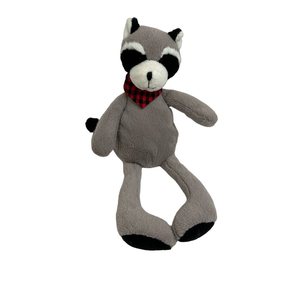Mary Meyer Raccoon Twinwoods Plush Stuffed Animal Bandana Toy 14” Woodland